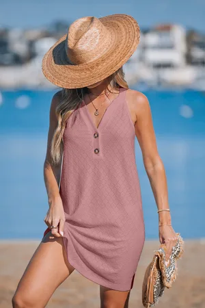 Cupshe Verfijnde Ease cover-up mini-jurk