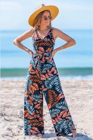 Cupshe Hidden Lagoon Tropische Jumpsuit