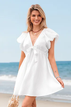 Cupshe Summer Whispers witte minijurk