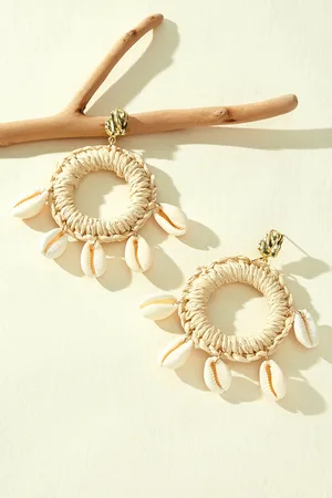 Cupshe Driftwood Dream Straw Oorbellen Set