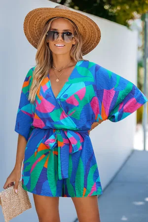 Cupshe Wild Zephyr Tropische Romper