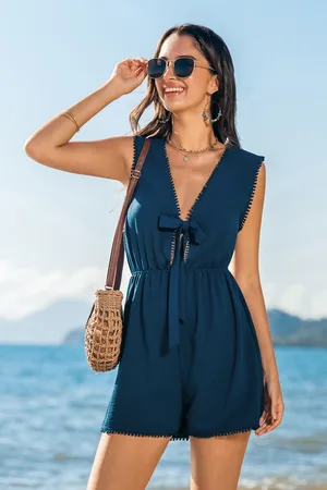 Cupshe Sweet Bliss Blauwe Romper