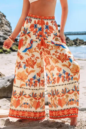Cupshe Jungle Fresco Tropische Broek