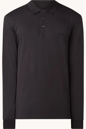 HUGO BOSS Pado regular fit polo met logo en stretch