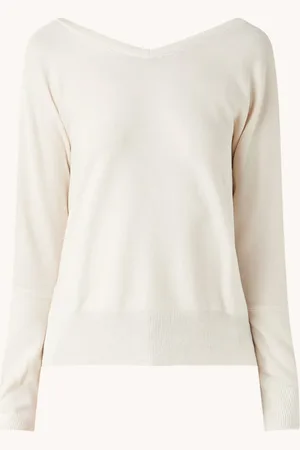 Bash Elsy pullover met rugdecolleté en knoopdetail