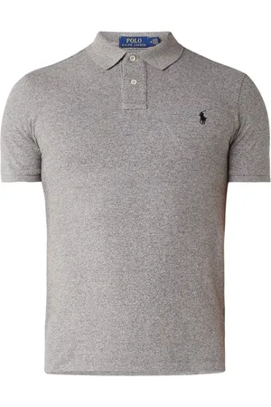Ralph Lauren Slim fit polo van piqué katoen met logoborduring