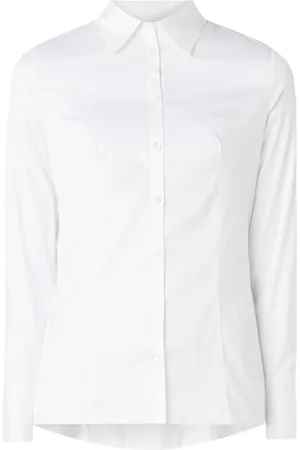 HUGO BOSS The Fitted Shirt blouse met stretch