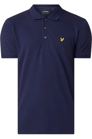 Lyle & Scott Slim fit polo van piqué katoen met logo