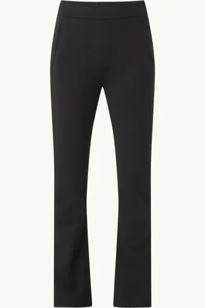 BY-BAR Lowie high waist flared fit pantalon met splits