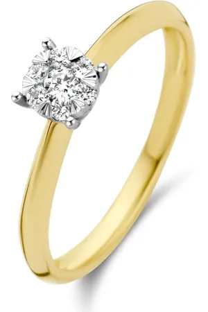 Diamond Point Gouden ring 0-17 ct diamant Enchanted
