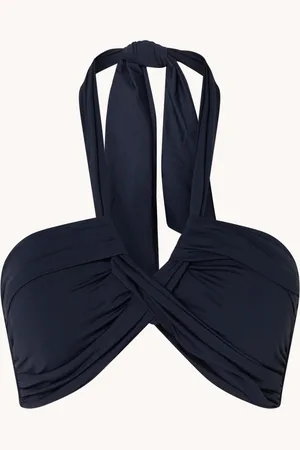 Seafolly Halter voorgevormde bandeau bikinitop