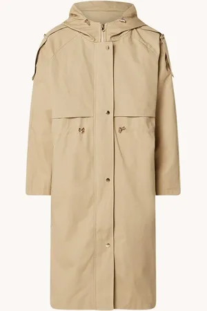 Bash Ted trenchcoat met steekzakken en trekkoord