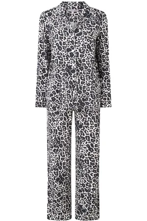 PRETTY YOU Bamboo pyjamaset met contrasterende bies