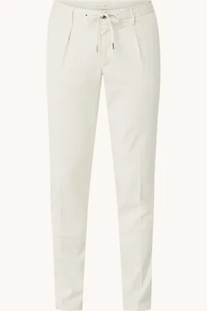 Profuomo Skinny fit chino in lyocellblend met steekzakken
