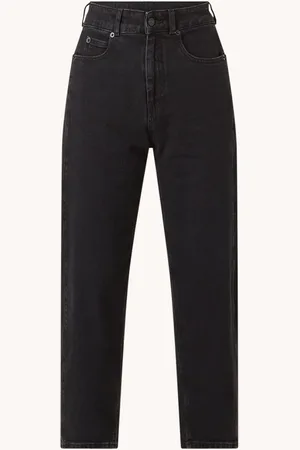 Whistles Barrel high waist tapered cropped jeans