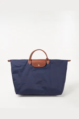 Longchamp Le Pliage Original reistas L met leren details