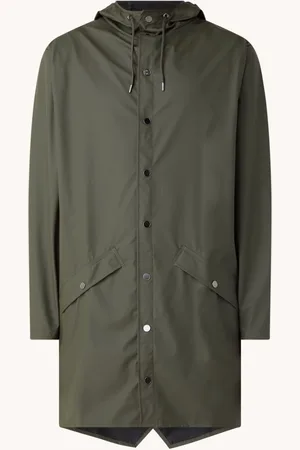 Rains Regenjack met capuchon en klepzakken - unisex