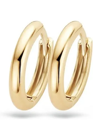 Blush Oorringen van 14 karaat geelgoud 7203YGO