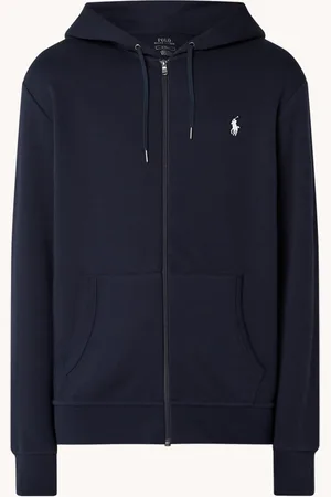 Ralph Lauren Sweatvest met capuchon en logoborduring