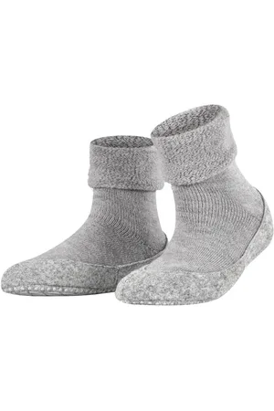 Falke Cosyshoe huissokken in wolblend met anti-slip