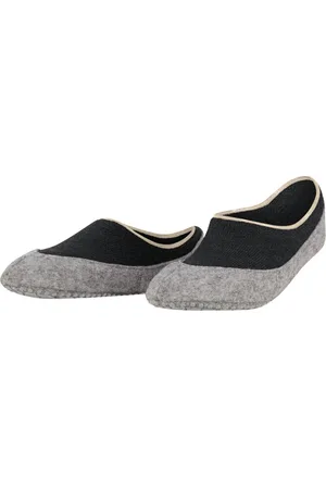Falke Cosyshoe huissokken in wolblend met anti-slip