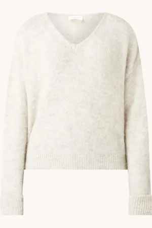 American Vintage East fijngebreide pullover in alpaca wolblend