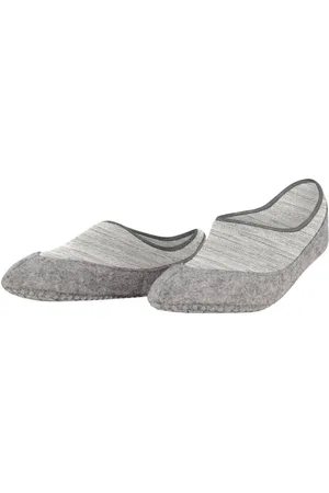 Falke Cosyshoe huissokken in wolblend met anti-slip