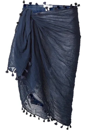 Seafolly Pareo wikkelrok met franjes
