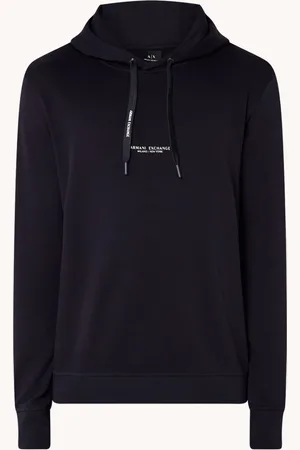 Emporio Armani Hoodie met logo- en backprint