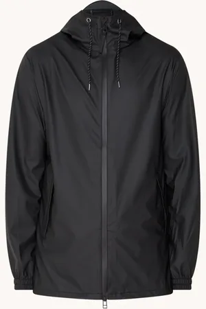 Rains Storm Breaker regenjas met capuchon en steekzakken