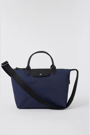 Longchamp Le Pliage Energy handtas L met leren details