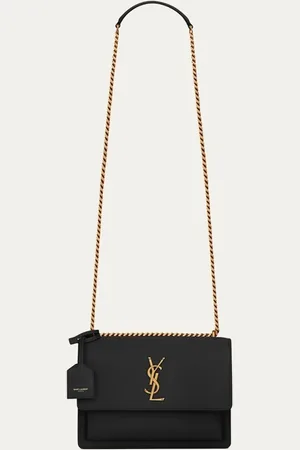 Saint Laurent Sunset Medium schoudertas van kalfsleer