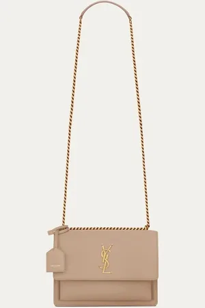 Saint Laurent Sunset Medium schoudertas van kalfsleer