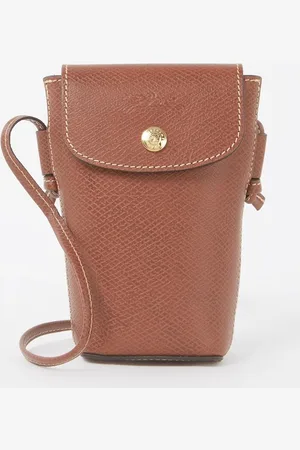 Longchamp Épure crossbody telefoonhoes van leer