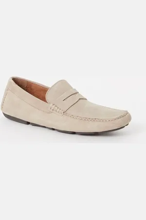 Dune Bradlay mocassin van suède