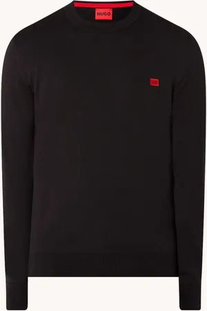 HUGO BOSS San Cassius fijngebreide sweater van biologisch katoen