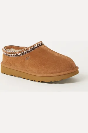UGG Tasman pantoffel van suède met schapenwol