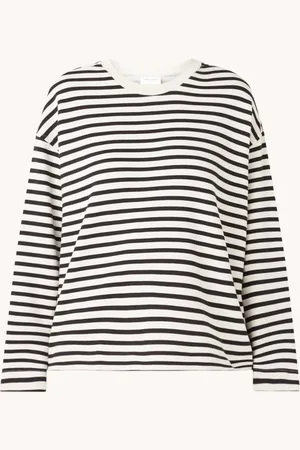 Armedangels Frankaa sweater van biologisch katoen met streepprint
