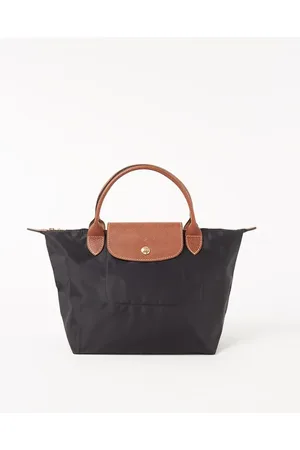 Longchamp Le Pliage Original handtas S met leren details