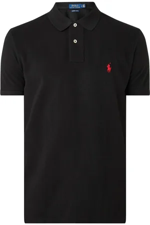 Ralph Lauren Custom slim fit polo van piqué katoen met logoborduring