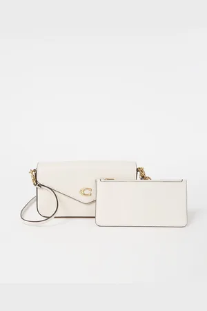 Coach Wyn crossbodytas van leer met uitneembare clutch