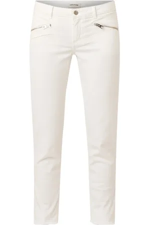 Zadig & Voltaire Ava slim fit jeans met ritszakken