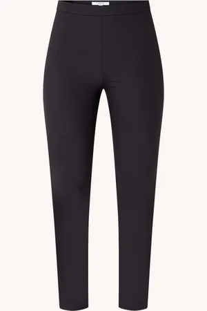 L.K. Bennett L-K-Bennett Evan high waist slim fit pantalon met opgestikte zakken