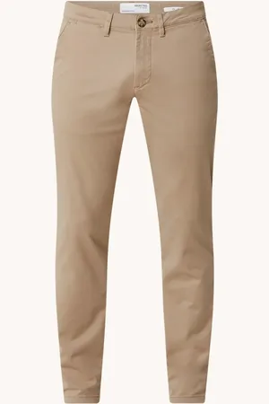 SELECTED New Miles slim fit chino met steekzakken