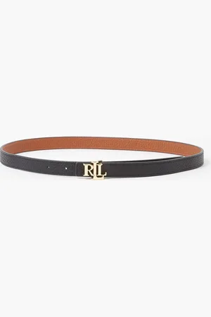 Ralph Lauren Reversible riem van leer met logo