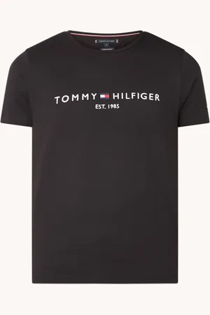 Tommy Hilfiger T-shirt van biologisch katoen met logoborduring