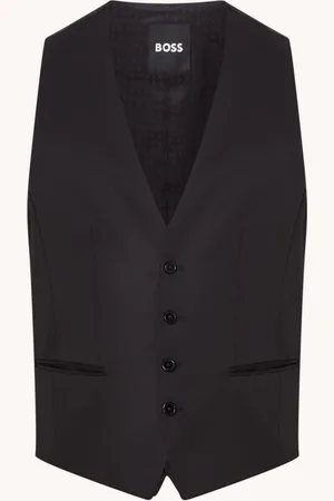 HUGO BOSS H-Huge slim fit gilet met logoprint