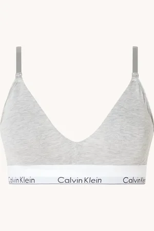 Calvin Klein Voedings bralette met uitneembare vulling en logoband