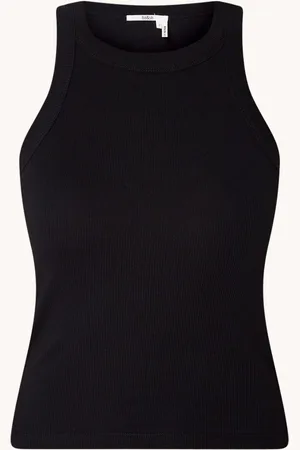 Bash Cynda tanktop met ribstructuur