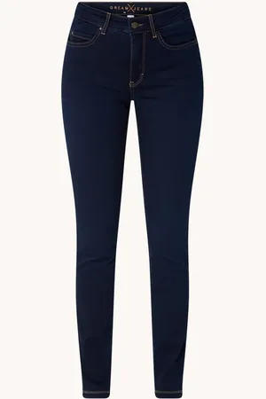 Mac Dream mid waist skinny jeans met stretch